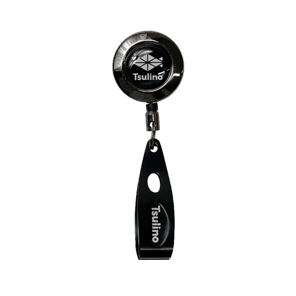 回転式ピンオンリール・ラインカッター付(ガンメタ×ブラック)